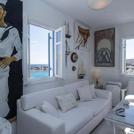Aiolos Home With Private Veranda And Amazing Sea Views, Paros Piso Livadi Ngoại thất bức ảnh