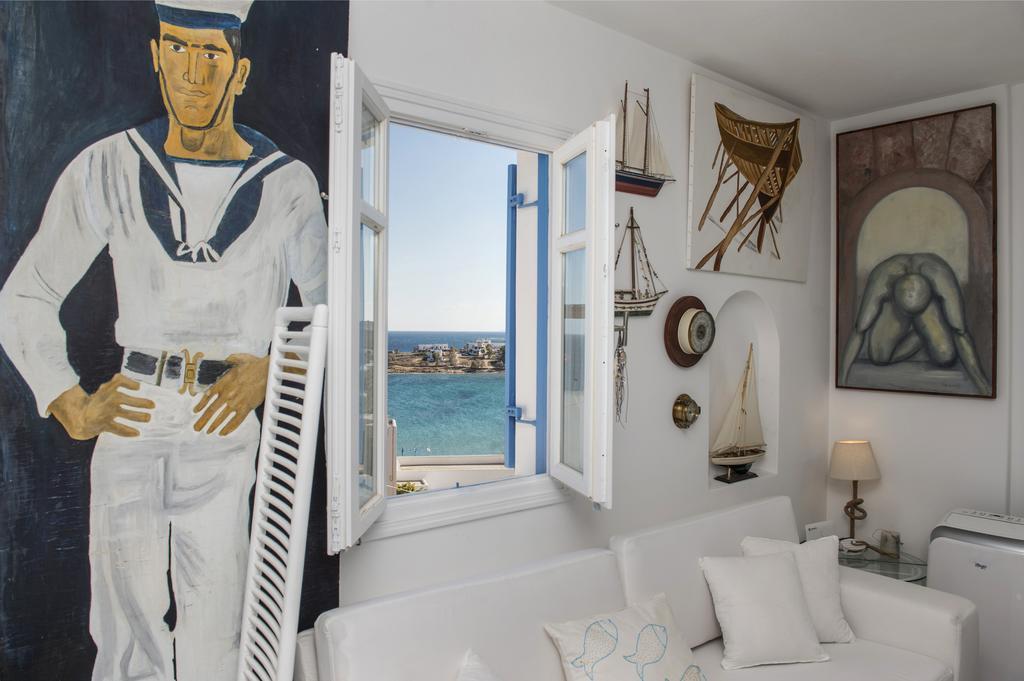 Aiolos Home With Private Veranda And Amazing Sea Views, Paros Piso Livadi Ngoại thất bức ảnh