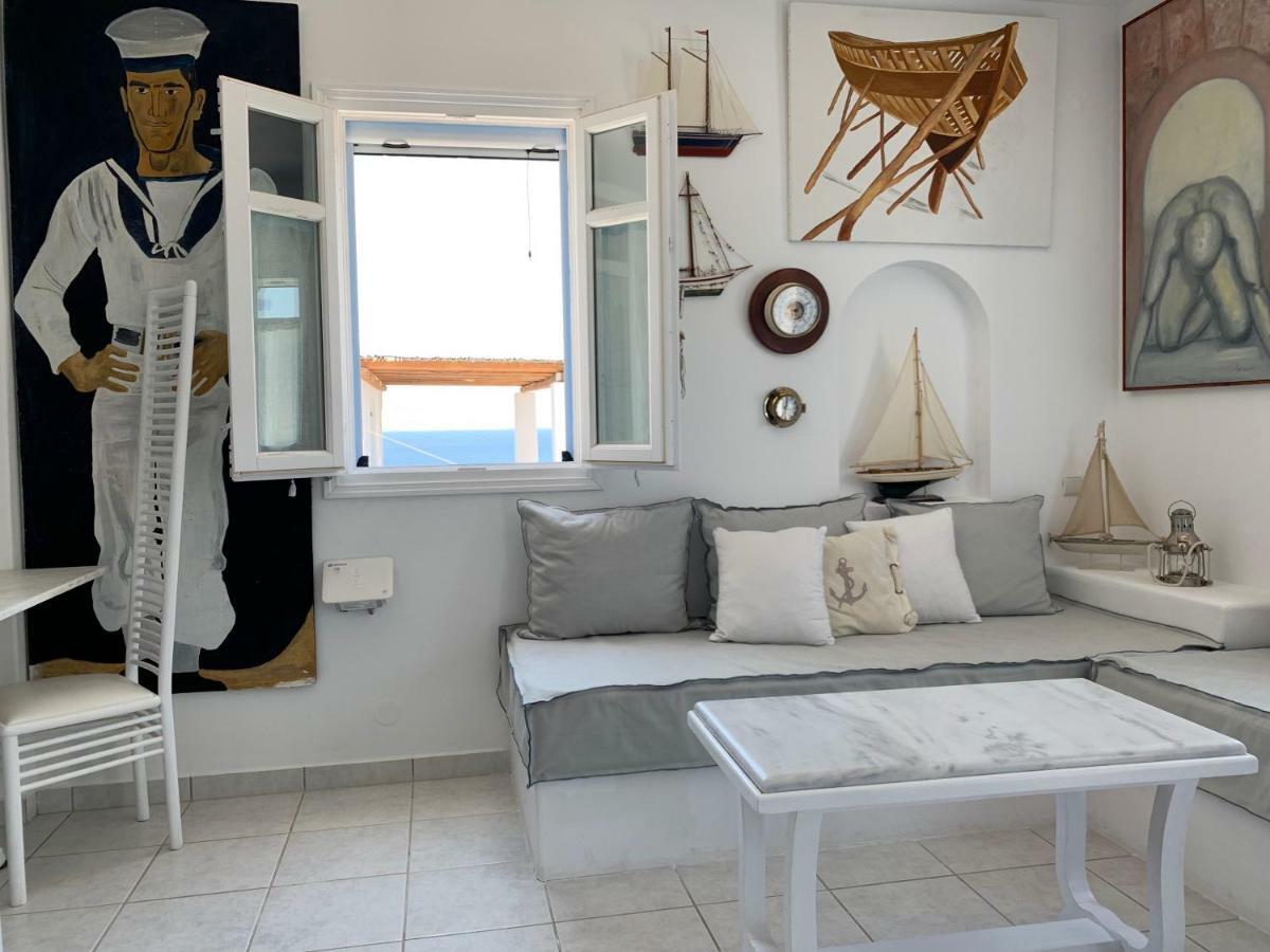 Aiolos Home With Private Veranda And Amazing Sea Views, Paros Piso Livadi Ngoại thất bức ảnh