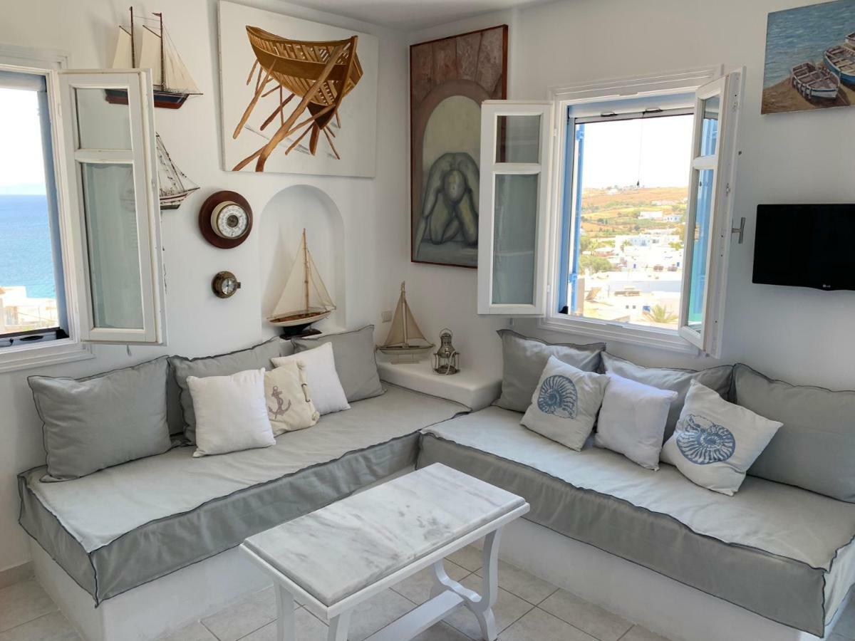 Aiolos Home With Private Veranda And Amazing Sea Views, Paros Piso Livadi Ngoại thất bức ảnh